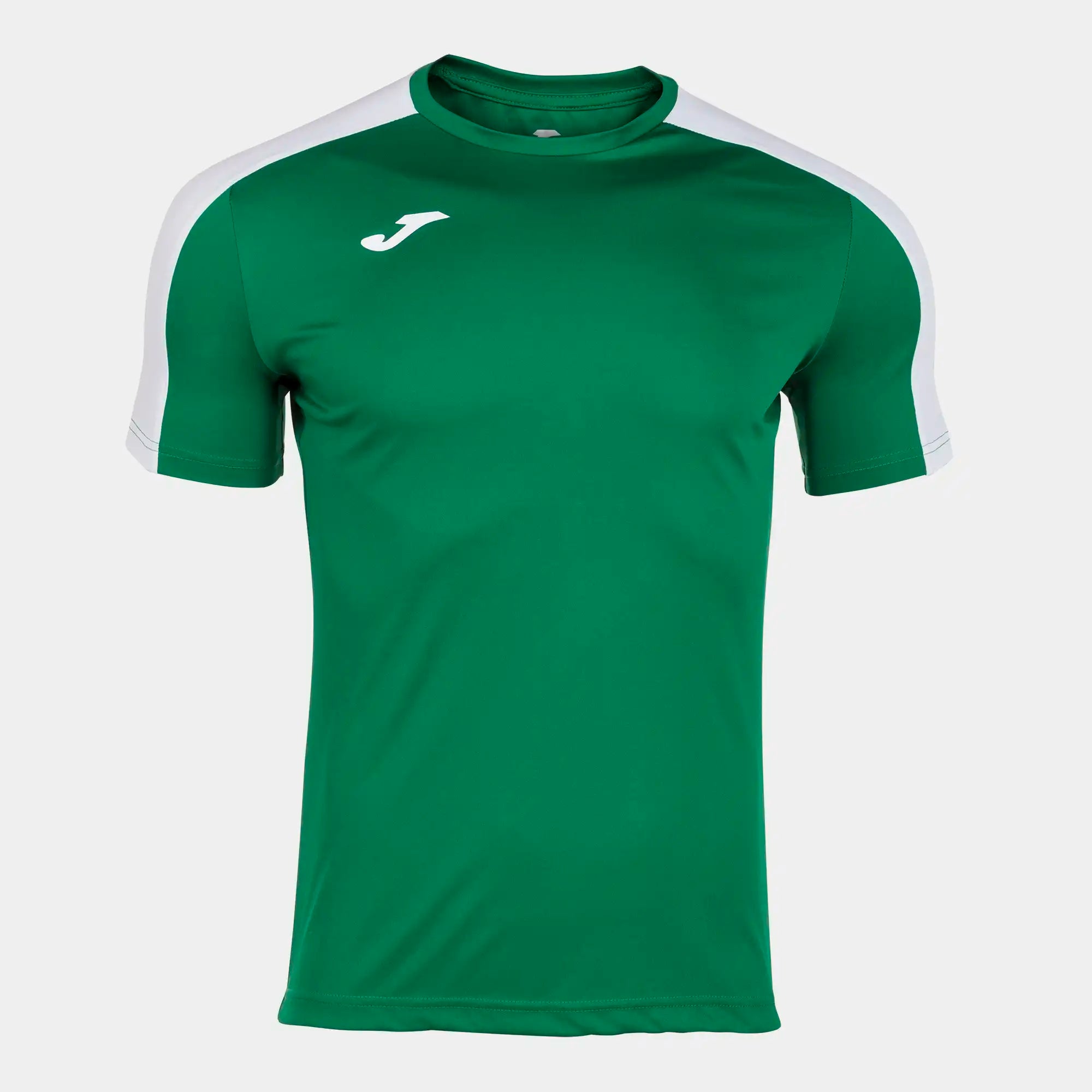 Joma Academy III Green Short Sleeve Training Jersey front view
