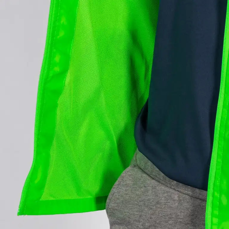 Joma Iris Open Raincoat Zipper Closure
