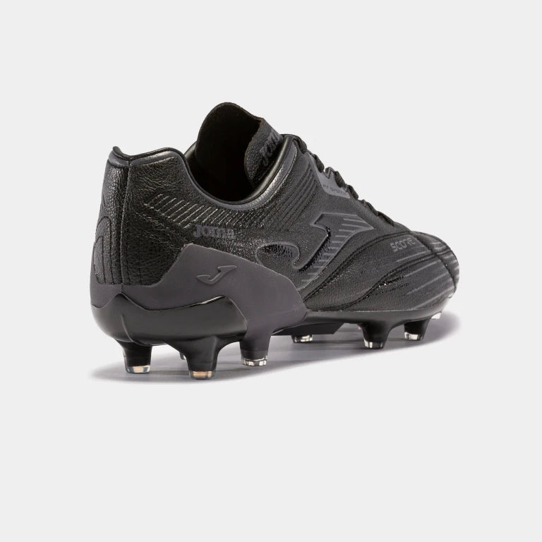 Lightweight Joma Score 2301 Firm Ground soccer cleats in black