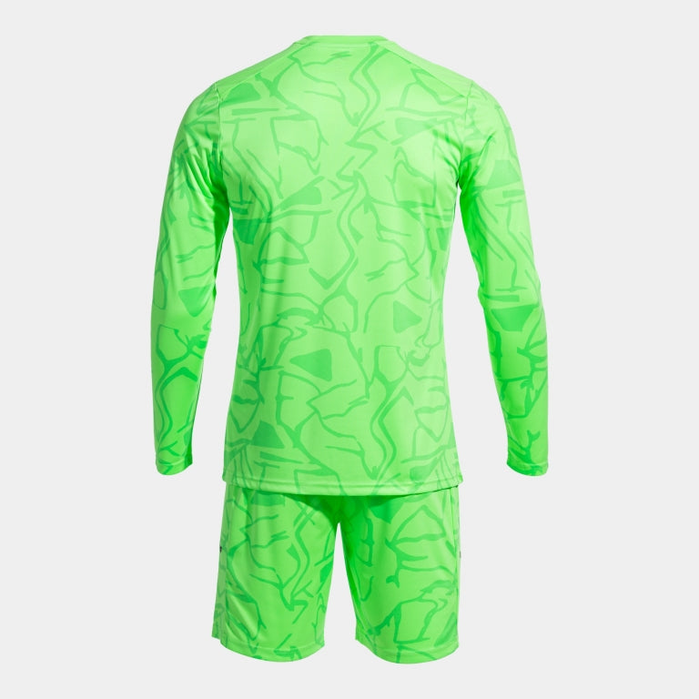 Fluor Green Joma Zamora IX padded goalkeeper kit for match and training