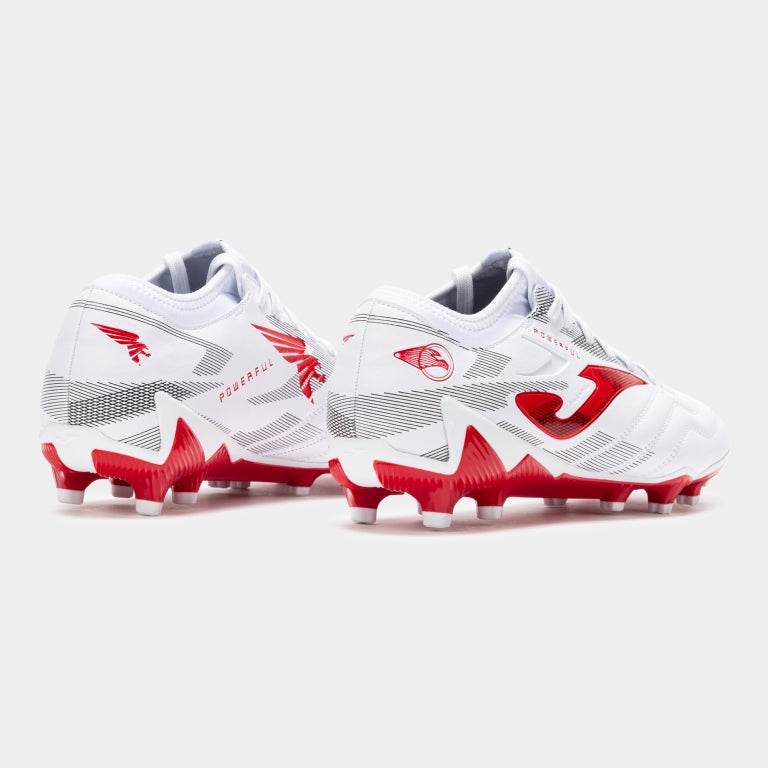 Joma Powerful 2502 Firm Ground Soccer Cleats (FG).Rear EXO COUNTER provides firmness in direction changes.