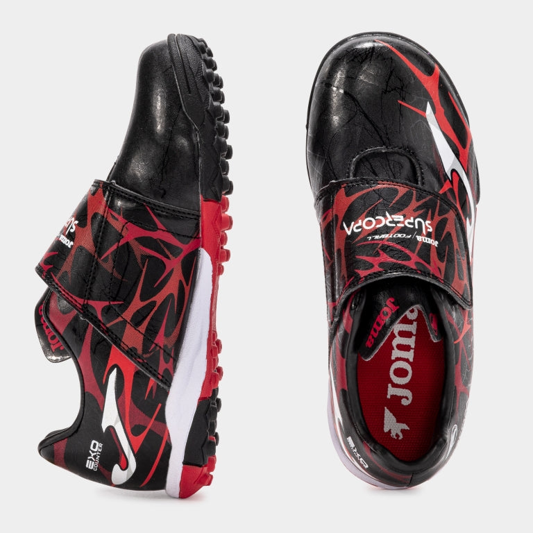 Joma Kids/Youth Supercopa JR Velcro Turf Soccer Shoes