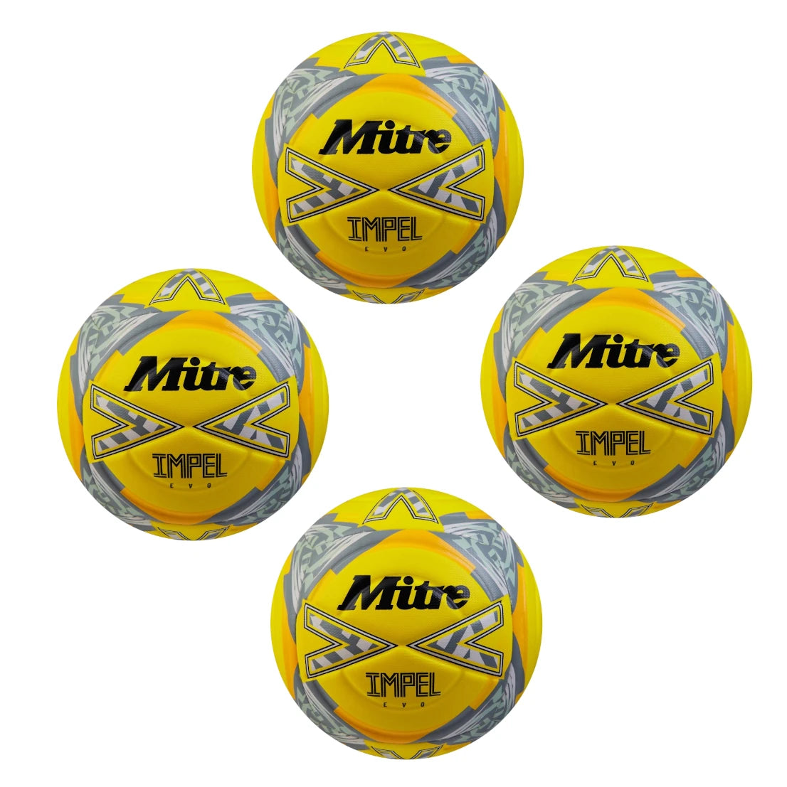 Mitre Impel Evo Soccer Ball - (Pack of 4, 6 or 10)