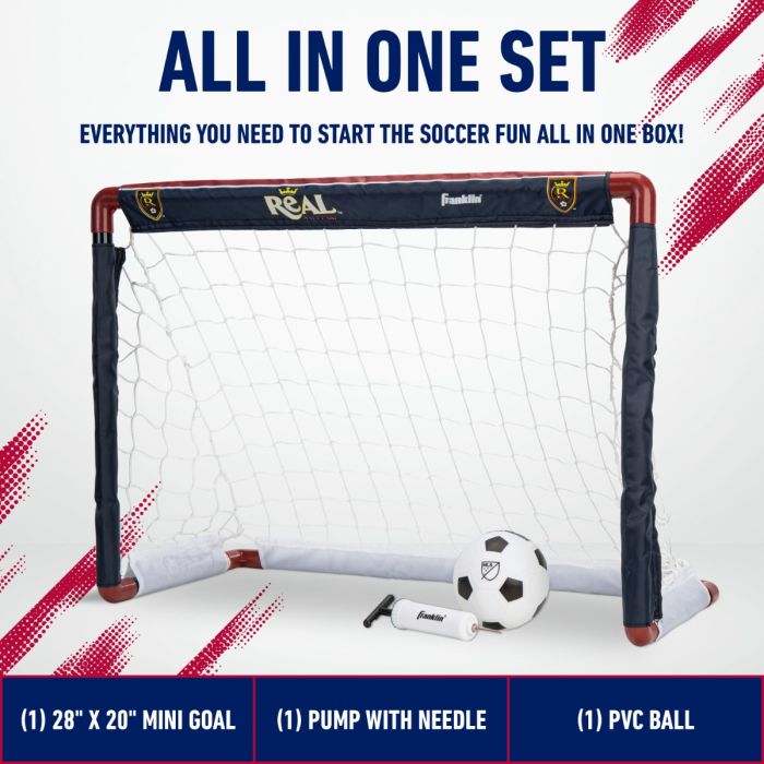 Franklin Real Salt Lake Soccer Goal & Ball Set