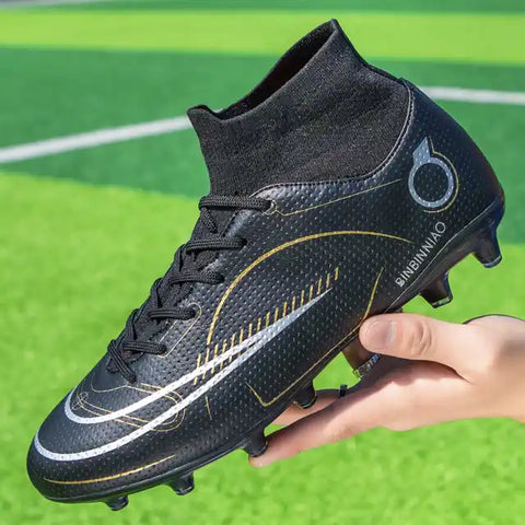 Buy black Kids / Youth AG Soccer Cleats Ultralight Precision for the Lawn or Artificial Grass