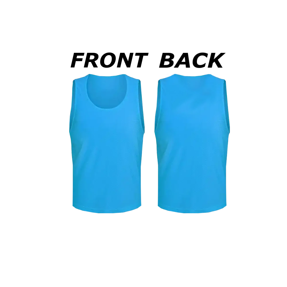 Team Practice Mesh Scrimmage Vests Sport Pinnies Training Bibs (12 Pieces)