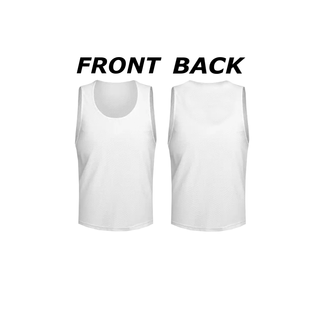 Team Practice Mesh Scrimmage Vests Sport Pinnies Training Bibs (12 Pieces)