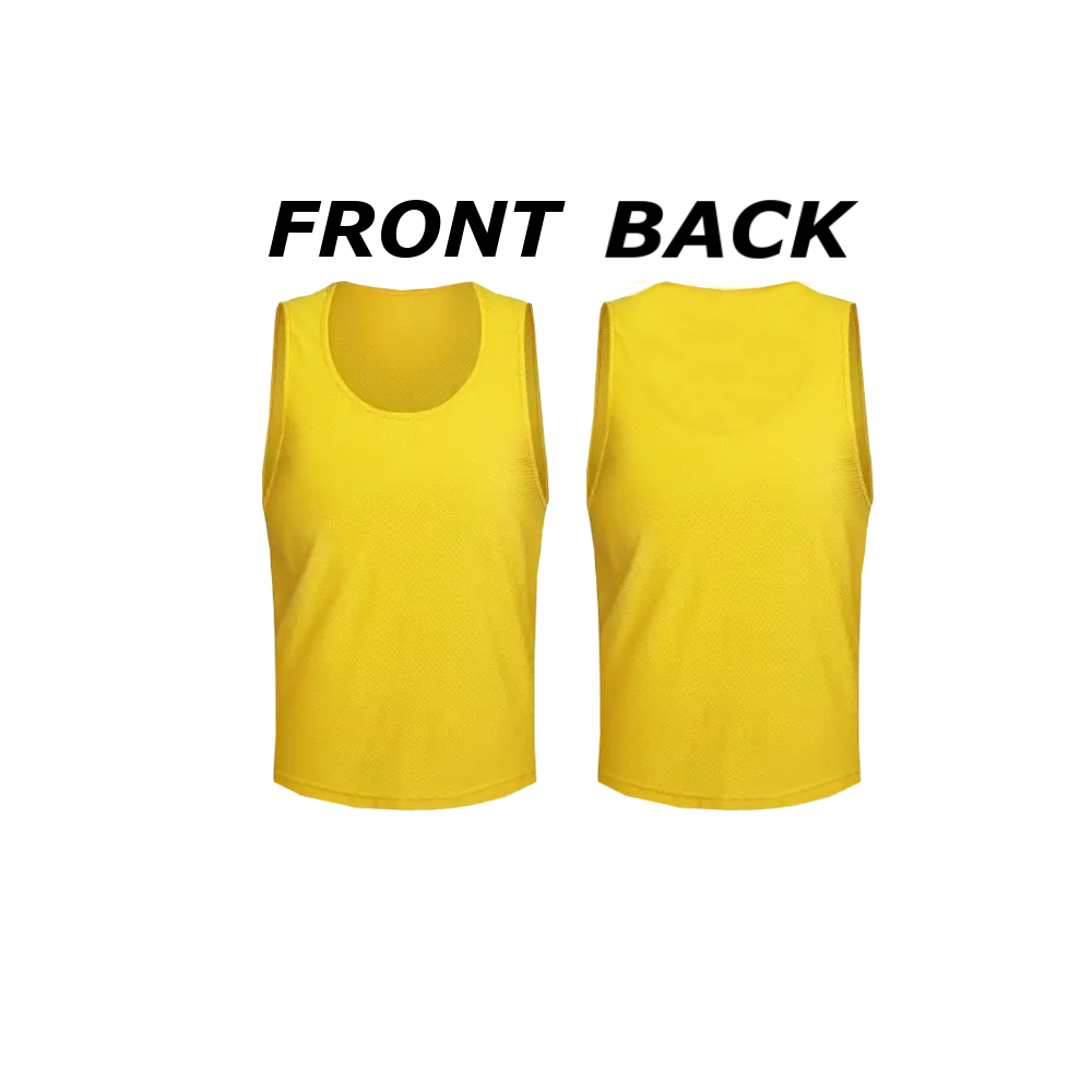 Team Practice Mesh Scrimmage Vests Sport Pinnies Training Bibs (12 Pieces)