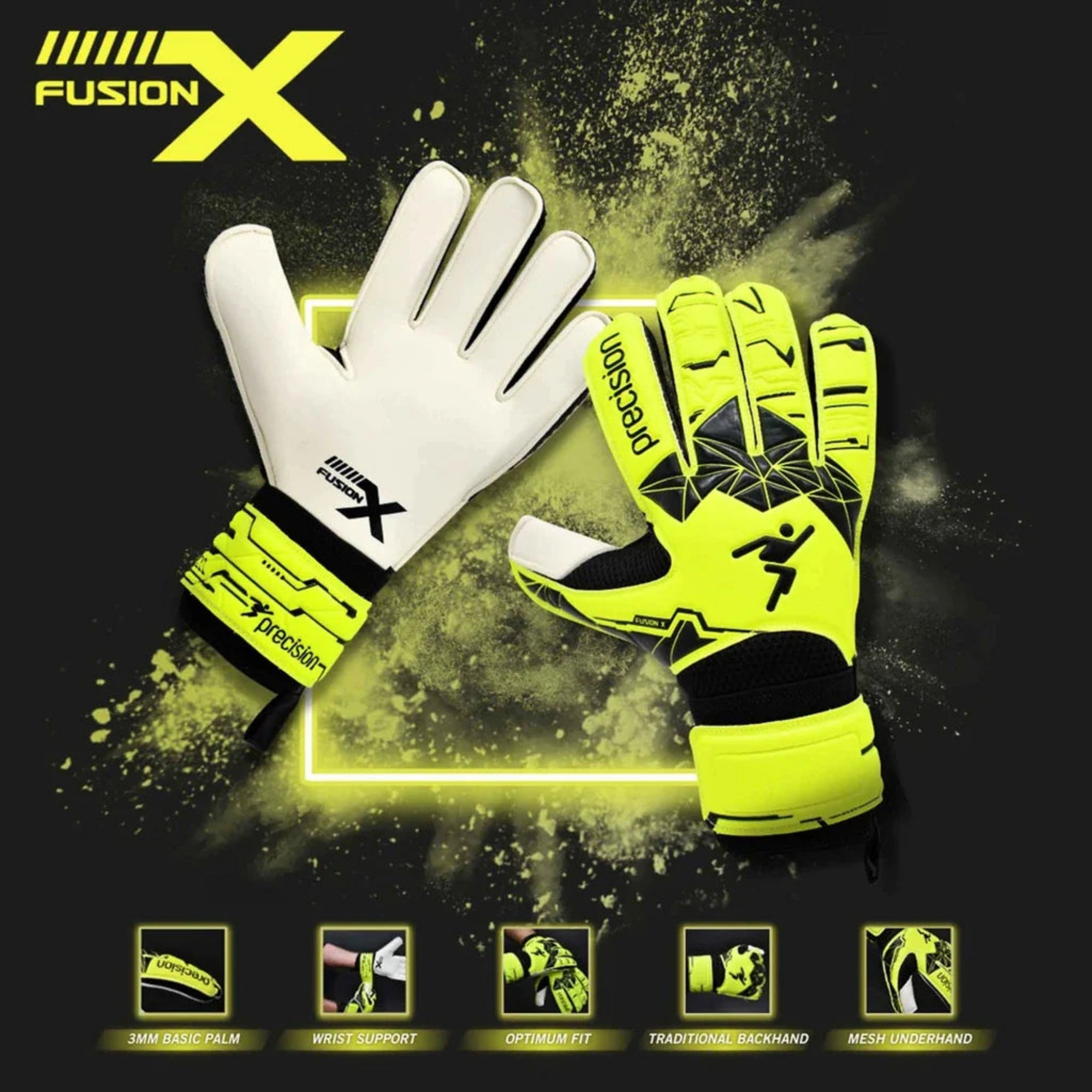 Pair of Fusion X gloves