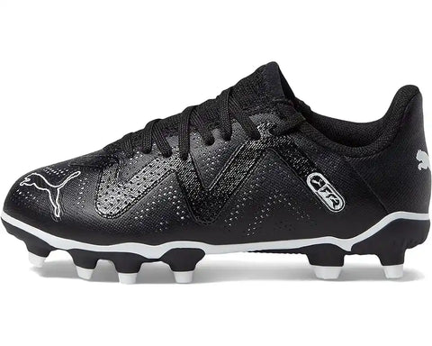 Buy black-silver Men / Women Soccer Cleats For Firm Ground or Artificial Grass