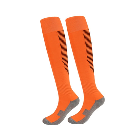 Buy orange-1 Compression Socks for Soccer, Running.