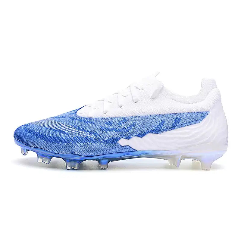 Buy blue Men  / Women Soccer Cleats CR07 Ultralight Soccer Cleats for Firm Ground or Artificial Grass