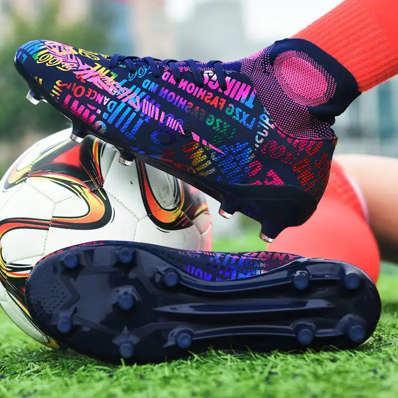Kid Youth Cleats for Firm Ground or Artificial Grass for Football, Soccer, Baseball or Softball