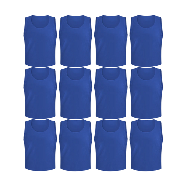 Tych3L 12 Pack of Jersey Bibs Scrimmage Training Vests for all sizes. - 19