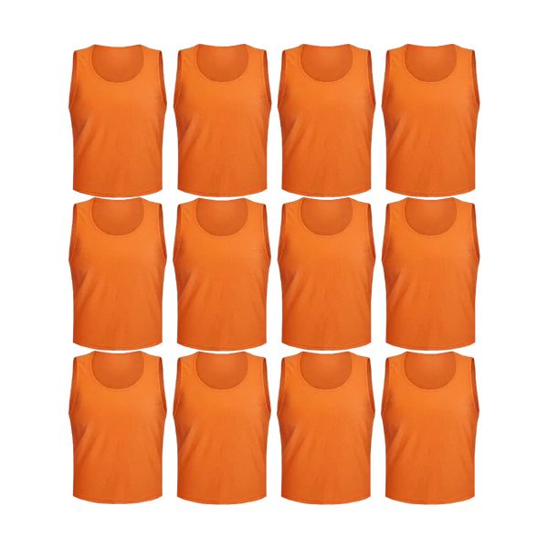 Tych3L 12 Pack of Jersey Bibs Scrimmage Training Vests for all sizes. - 13