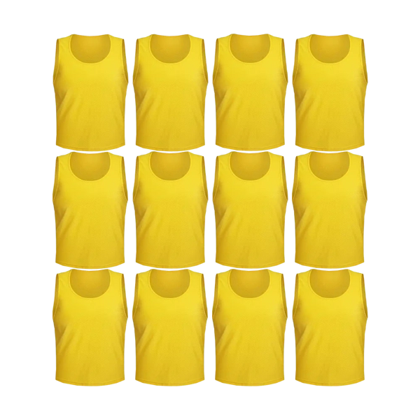 Tych3L 12 Pack of Jersey Bibs Scrimmage Training Vests for all sizes. - 21