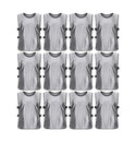 Jerseys Bibs Scrimmage Training Vests for Kids and Adults (Pack of 12 and 6 Jerseys) - Soccer Pinnies, Sports Pinnies Team Practice - 18