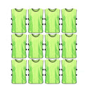 Jerseys Bibs Scrimmage Training Vests for Kids and Adults (Pack of 12 and 6 Jerseys) - Soccer Pinnies, Sports Pinnies Team Practice - 11