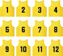 Tych3L 12 Pack of Numbered Jersey Bibs Scrimmage Training Vests for all sizes. - 23