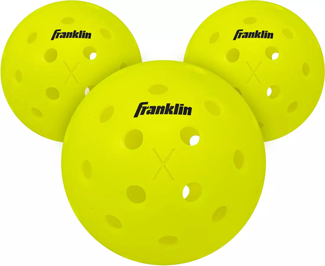Franklin Pickleball X-40 Outdoor Pickleballs 3 Pack