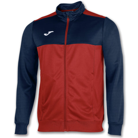 Buy red-navy Joma Winner Full Zip Sweatshirt