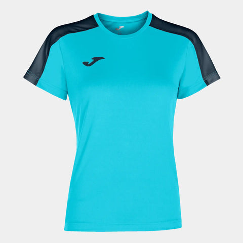 Buy fluor-turquoise-dark-navy Joma Academy Short Sleeve Women&#39;s Training Jersey
