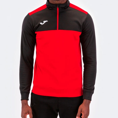 Buy red-black Joma Winner Sweatshirt 1/2 Zipper
