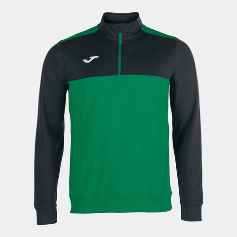Buy green-black Joma Winner Sweatshirt 1/2 Zipper