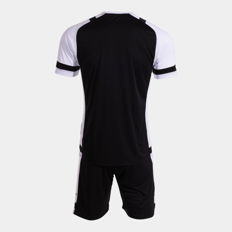 Black and white sports outfit on a white background