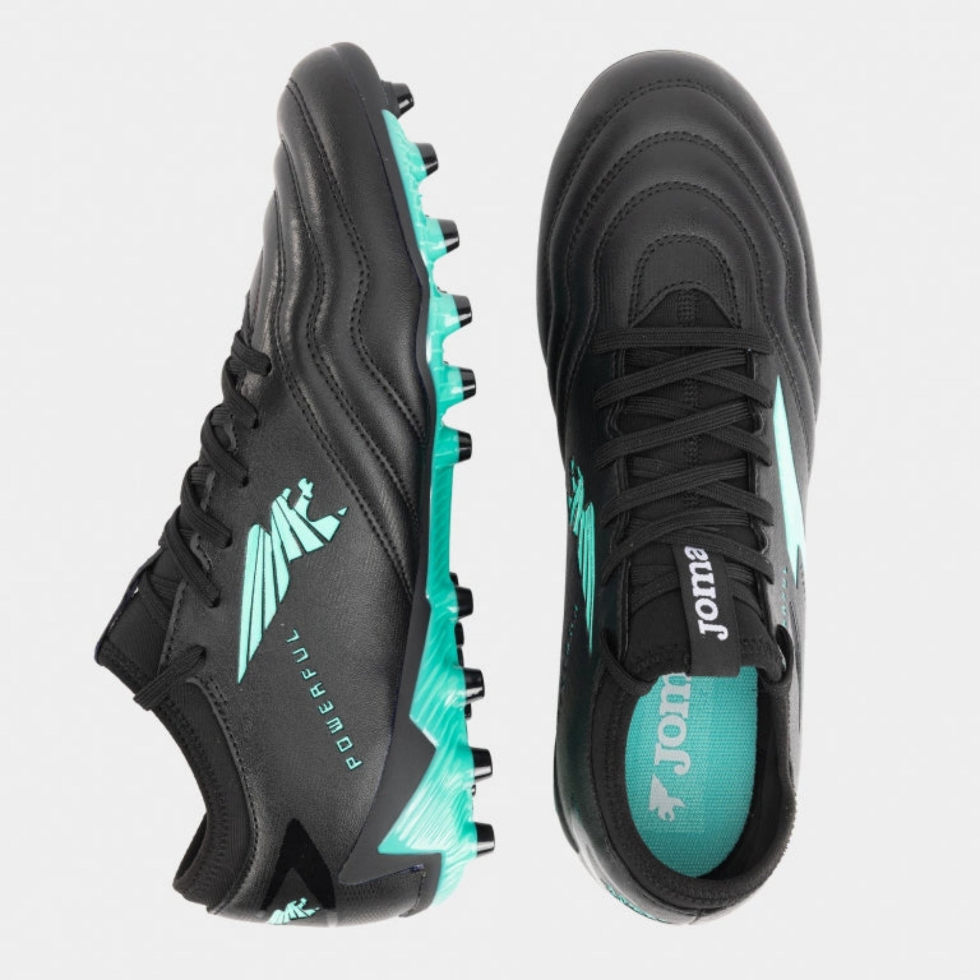 Joma Men's Powerful&nbsp;2501 Firm Ground Soccer Cleats (FG). SOCK SYSTEM neck