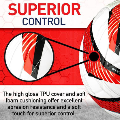 Franklin MLS Tornado Swirl Soccer Ball- (Pack of 12, 24 or 36)