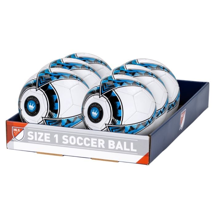 Franklin MLS Charlotte FC Soccer Balls Size 1 - Pack of 6