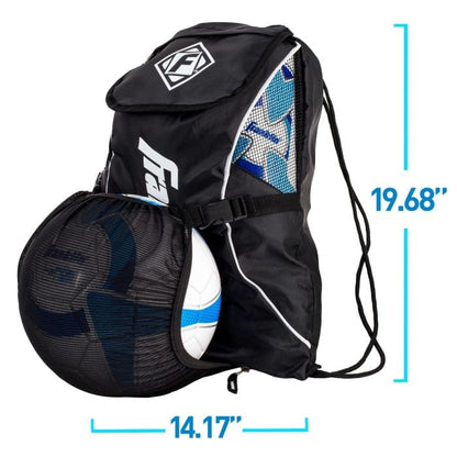 Franklin Youth Soccer Ball Backpack - Black