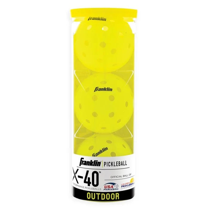 Franklin Pickleball X-40 Outdoor Pickleballs 3 Pack
