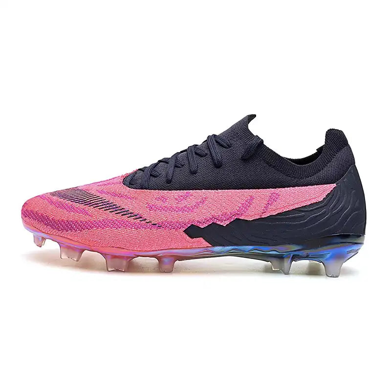 Buy pink Men  / Women Soccer Cleats CR07 Ultralight Soccer Cleats for Firm Ground or Artificial Grass