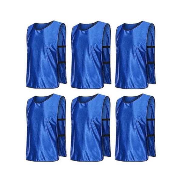 Jerseys Bibs Scrimmage Training Vests for Kids and Adults (Pack of 12 and 6 Jerseys) - Soccer Pinnies, Sports Pinnies Team Practice - 6