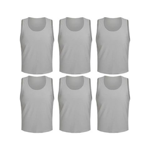 Comprar gray Tych3L 6 Pack of Jersey Bibs Scrimmage Training Vests for all sizes.