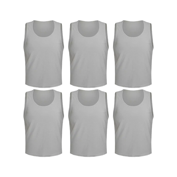 Tych3L 6 Pack of Jersey Bibs Scrimmage Training Vests for all sizes. - 3