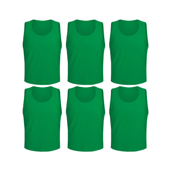 Tych3L 6 Pack of Jersey Bibs Scrimmage Training Vests for all sizes. - 23