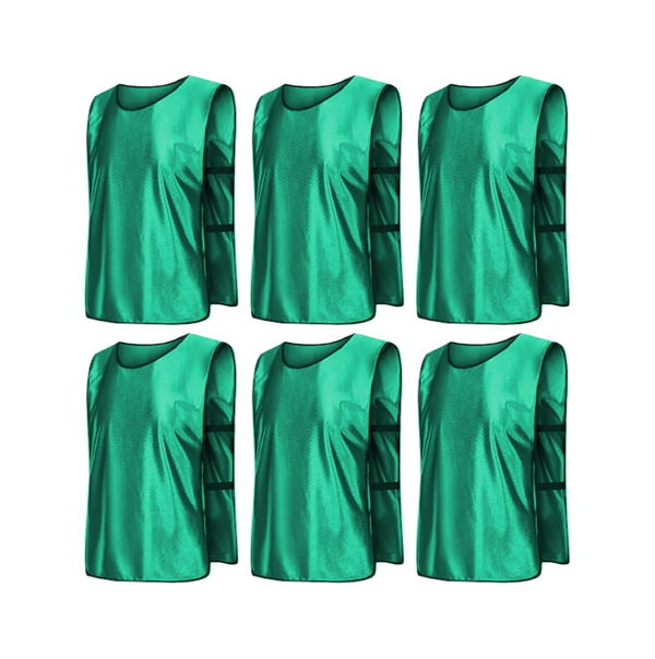 Jerseys Bibs Scrimmage Training Vests for Kids and Adults (Pack of 12 and 6 Jerseys) - Soccer Pinnies, Sports Pinnies Team Practice - 2