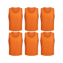 Tych3L 6 Pack of Jersey Bibs Scrimmage Training Vests for all sizes. - 13