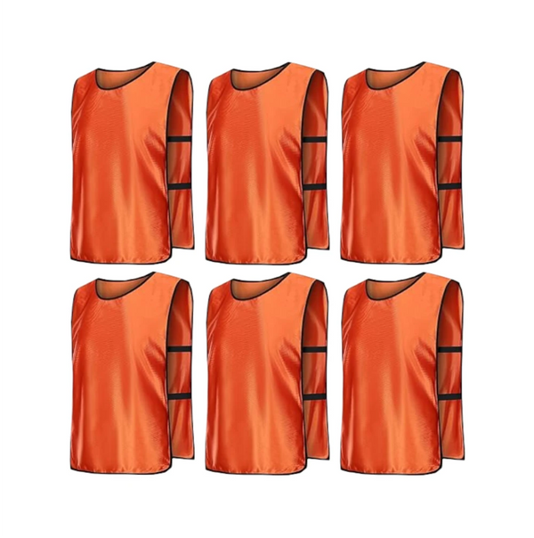 Jerseys Bibs Scrimmage Training Vests for Kids and Adults (Pack of 12 and 6 Jerseys) - Soccer Pinnies, Sports Pinnies Team Practice - 14
