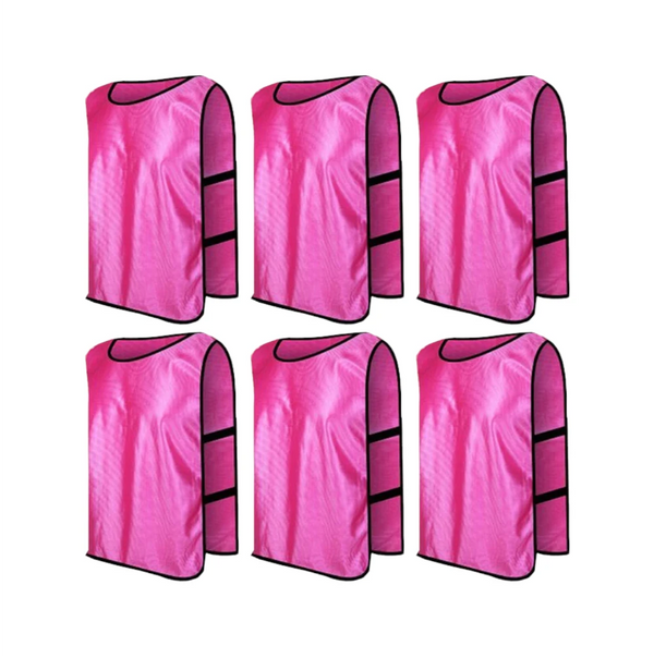 Jerseys Bibs Scrimmage Training Vests for Kids and Adults (Pack of 12 and 6 Jerseys) - Soccer Pinnies, Sports Pinnies Team Practice - 22