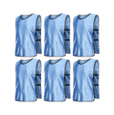 Jerseys Bibs Scrimmage Training Vests for Kids and Adults (Pack of 12 and 6 Jerseys) - Soccer Pinnies, Sports Pinnies Team Practice - 26