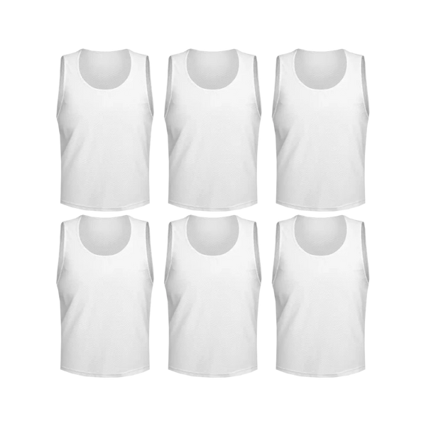 Tych3L 6 Pack of Jersey Bibs Scrimmage Training Vests for all sizes. - 26