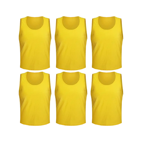 Tych3L 6 Pack of Jersey Bibs Scrimmage Training Vests for all sizes. - 21