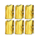 Jerseys Bibs Scrimmage Training Vests for Kids and Adults (Pack of 12 and 6 Jerseys) - Soccer Pinnies, Sports Pinnies Team Practice - 27