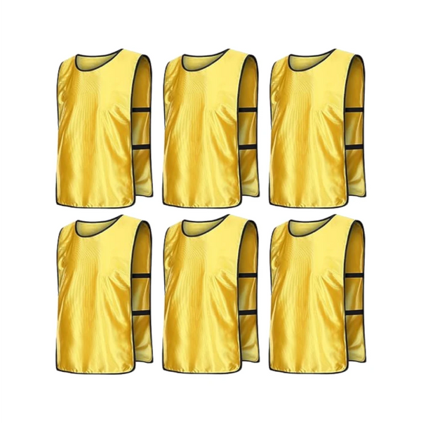 Jerseys Bibs Scrimmage Training Vests for Kids and Adults (Pack of 12 and 6 Jerseys) - Soccer Pinnies, Sports Pinnies Team Practice - 27