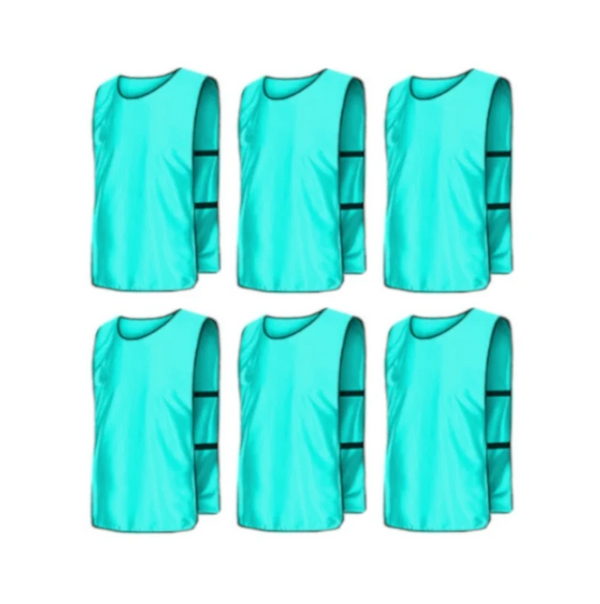 Jerseys Bibs Scrimmage Training Vests for Kids and Adults (Pack of 12 and 6 Jerseys) - Soccer Pinnies, Sports Pinnies Team Practice - 10