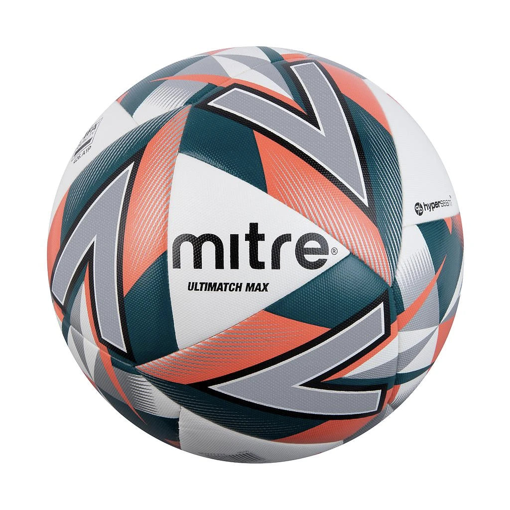 Comprar white-orange-green-black Mitre Ultimatch Max Match Soccer Ball FIFA Quality Pro